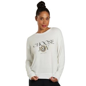NWT $78 Spiritual Gangster Choose Joy Savasana Sweater size Medium
